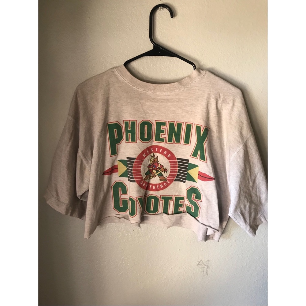 Vintage Phoenix Coyotes cropped tee